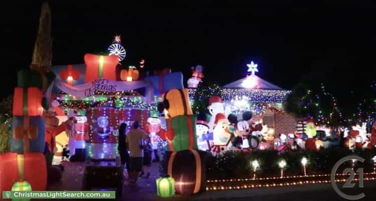 Christmas Light display at 86 Bethany Road, Hoppers Crossing