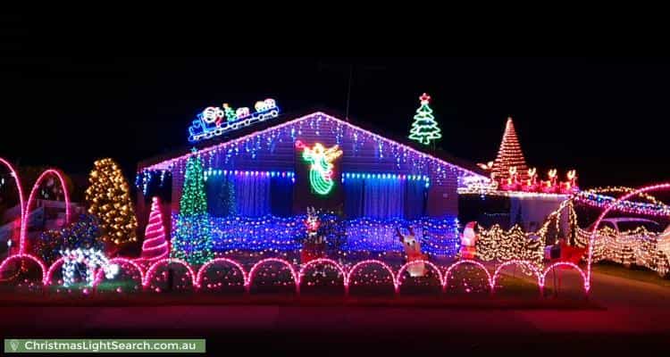 Christmas Light display at 83 Korumburra Road, Wonthaggi
