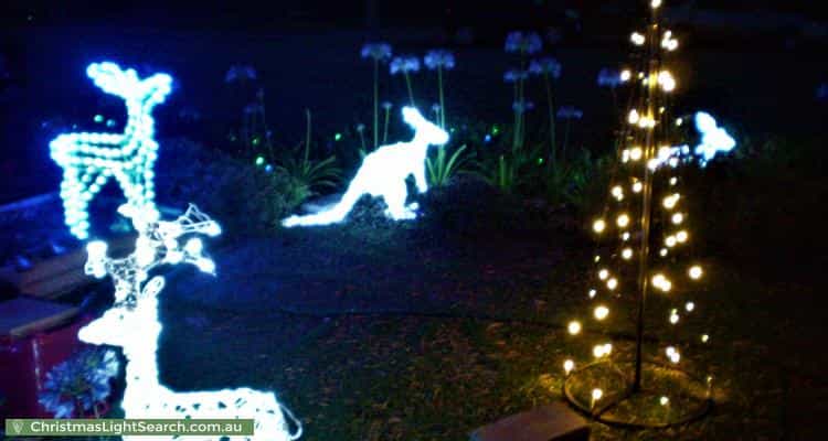 Christmas Light display at 4 Westall Court, Sheidow Park