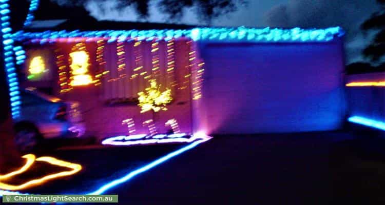 Christmas Light display at 4 Westall Court, Sheidow Park