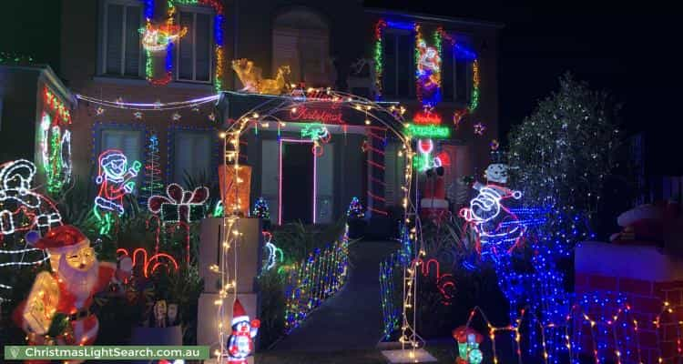 Christmas Light display at 3 Brailsford Road, Bentleigh