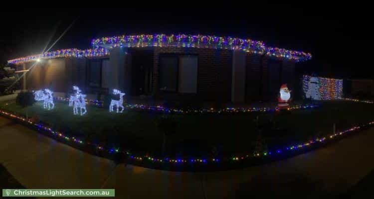 Christmas Light display at  Wallaby Road, Aintree