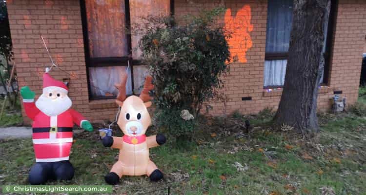 Christmas Light display at 12 Vandeven Court, Ferntree Gully
