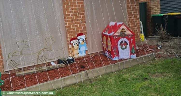 Christmas Light display at 57 Duggan Street, Calwell