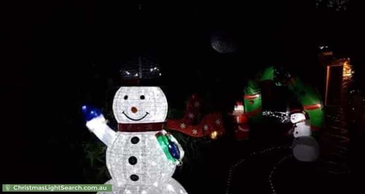 Christmas Light display at 21 Hoffmans Road, Essendon West