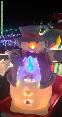 Christmas Light display at 16 Lightwood Avenue, Seymour
