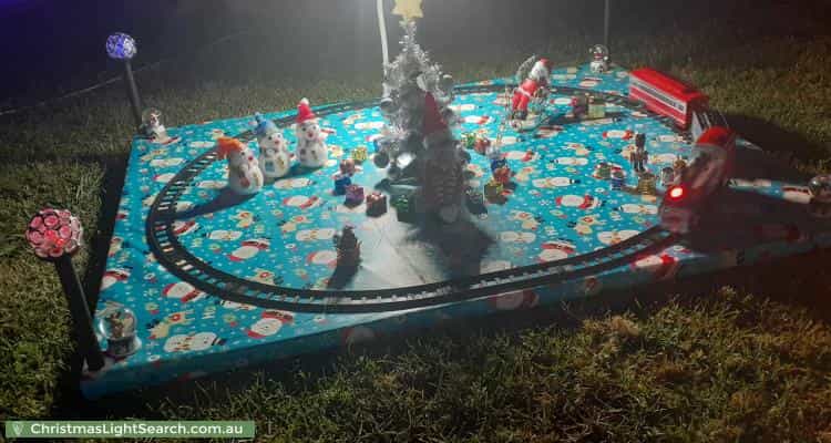 Christmas Light display at 16 Lightwood Avenue, Seymour