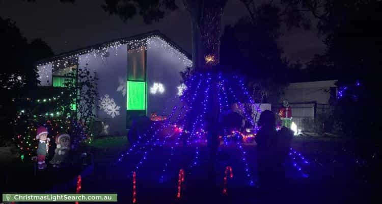 Christmas Light display at 12 Janden Close, Knoxfield