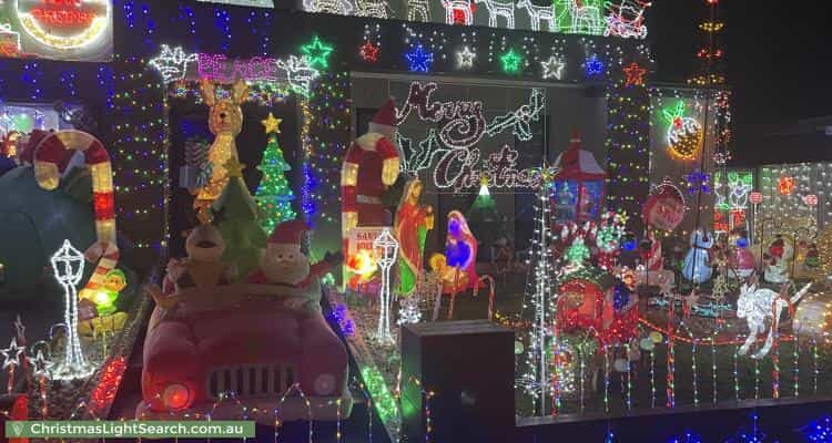 Christmas Light display at 10 Stardust Way, Wollert