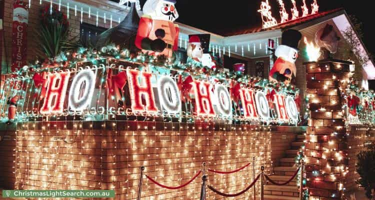 Christmas Light display at 31 Symers Street, Kambah