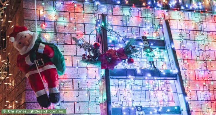 Christmas Light display at 31 Symers Street, Kambah