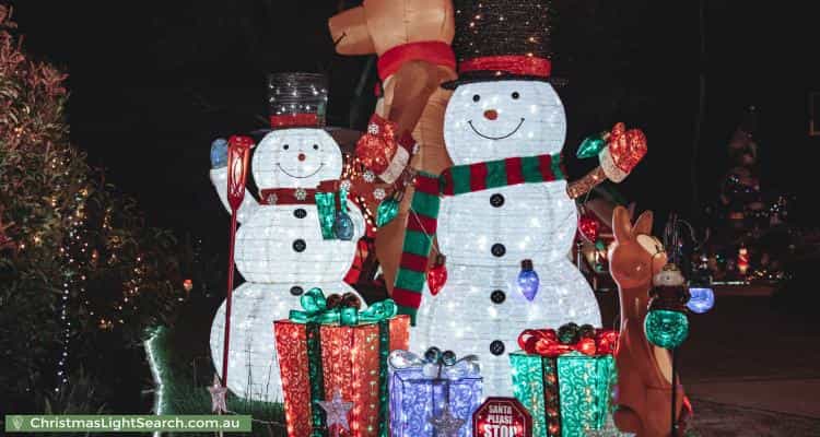 Christmas Light display at 31 Symers Street, Kambah