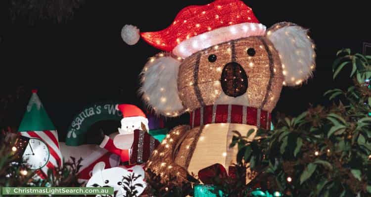 Christmas Light display at 31 Symers Street, Kambah