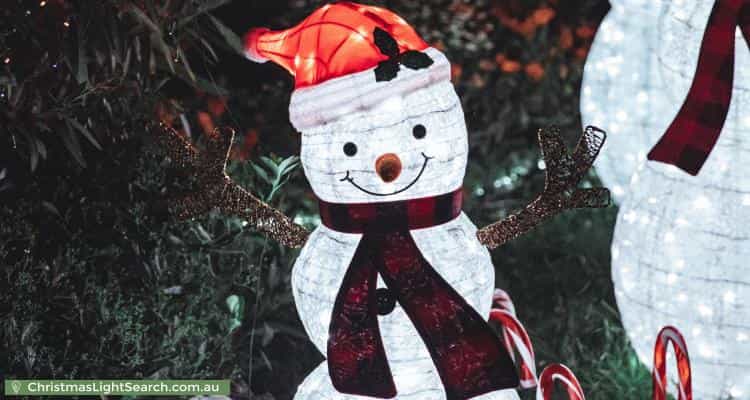 Christmas Light display at 31 Symers Street, Kambah