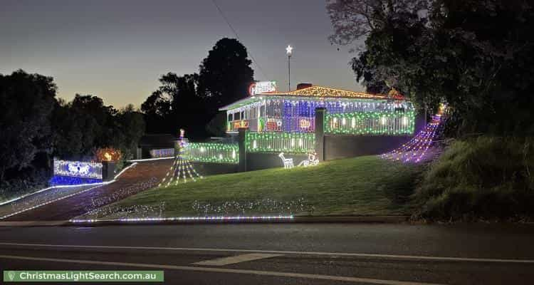 Christmas Light display at 28 Carawatha Avenue, Mount Nasura