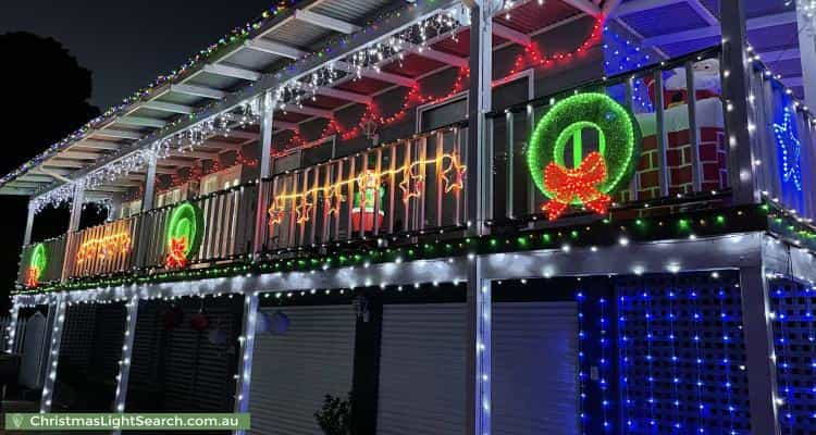 Christmas Light display at 28 Carawatha Avenue, Mount Nasura