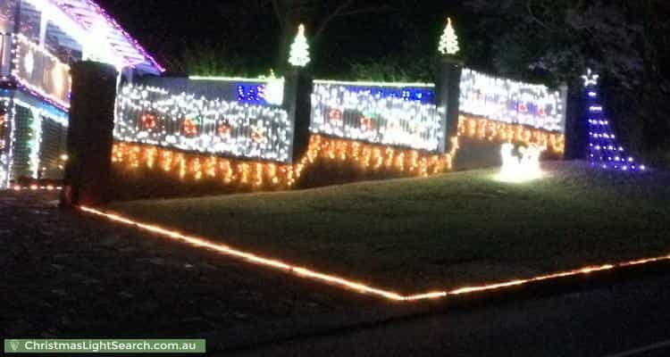 Christmas Light display at 28 Carawatha Avenue, Mount Nasura