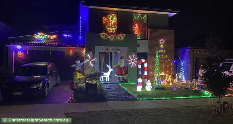Christmas Light display at 39 Picnic Avenue, Clyde North