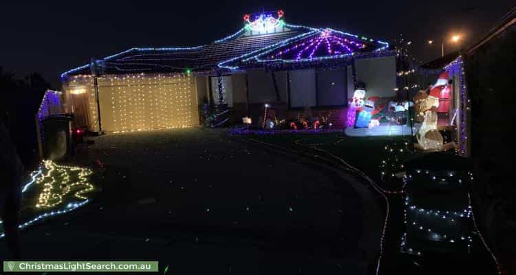 Christmas Light display at 27 Giglia Drive, Sinagra