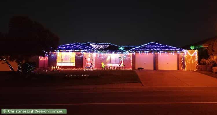 Christmas Light display at 83 Somerset Grove, Craigmore