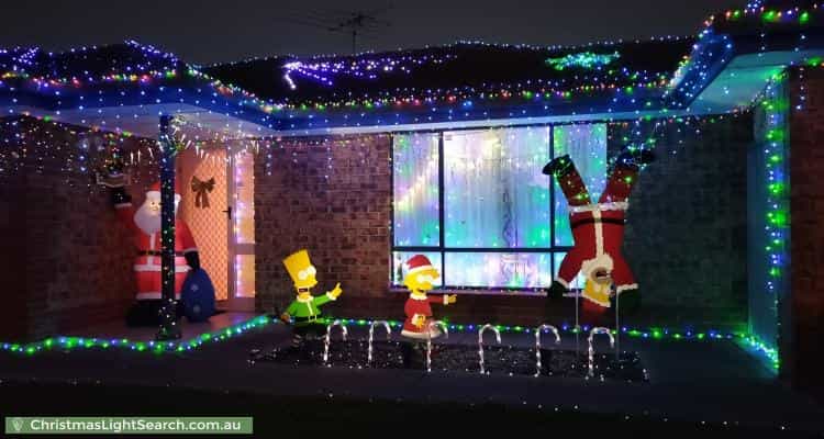 Christmas Light display at 83 Somerset Grove, Craigmore