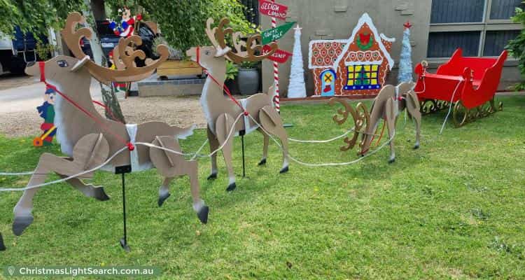Christmas Light display at 25 Kathryn Road, Knoxfield
