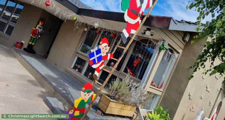 Christmas Light display at 25 Kathryn Road, Knoxfield