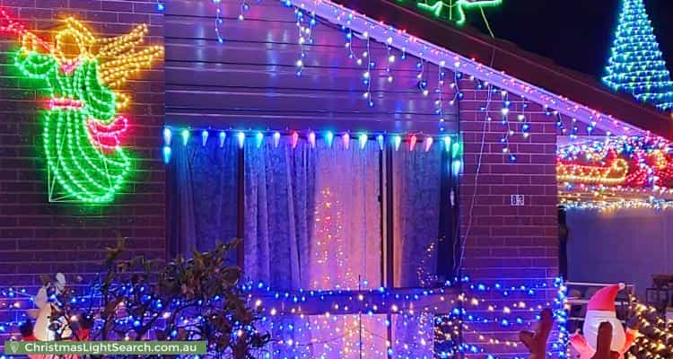 Christmas Light display at 83 Korumburra Road, Wonthaggi