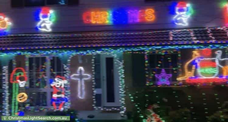 Christmas Light display at 10 Micawber Street, Ambarvale