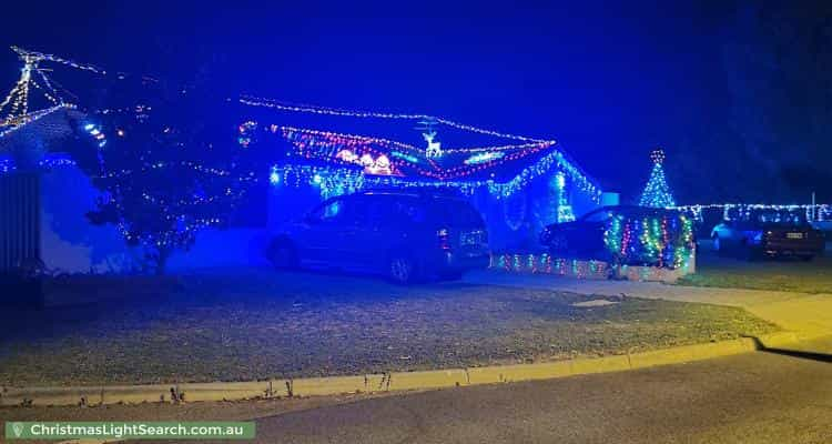 Christmas Light display at 50 Moorhen Drive, Yangebup