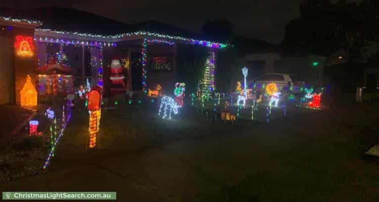 Christmas Light display at 35 Clarafield Crescent, Tarneit