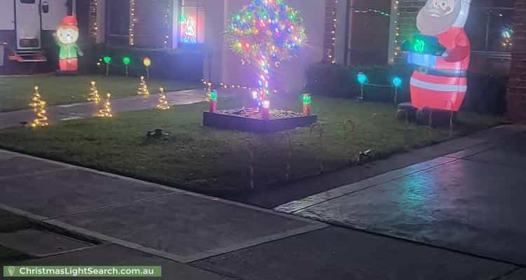 Christmas Light display at  Northwood Drive, Whittlesea