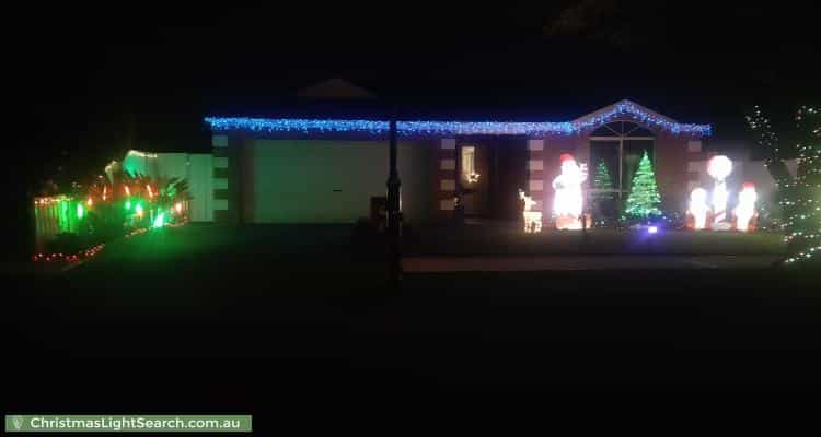Christmas Light display at  Northwood Drive, Whittlesea