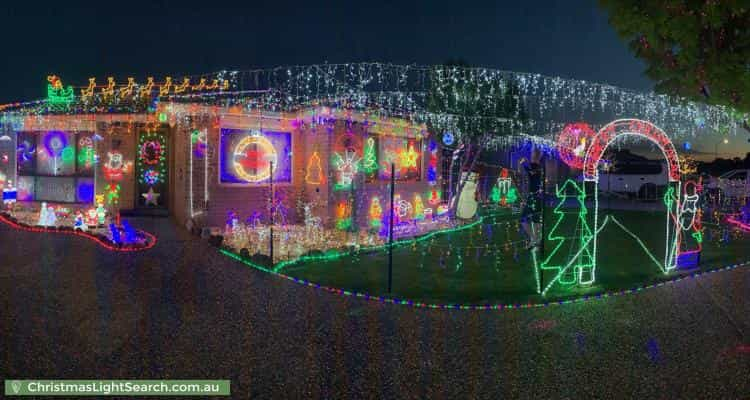 Christmas Light display at 14 Palena Crescent, Saint Clair