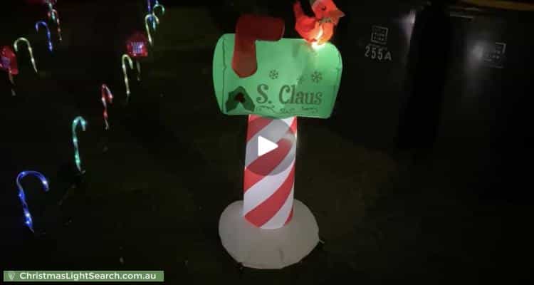 Christmas Light display at 255A Koornang Road, Carnegie