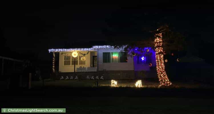 Christmas Light display at 1 Highton Street, Ringwood East