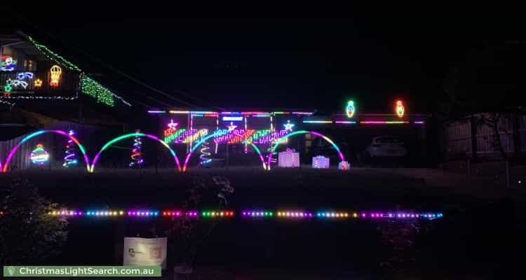 Christmas Light display at 24 Blucher Street, Ferntree Gully
