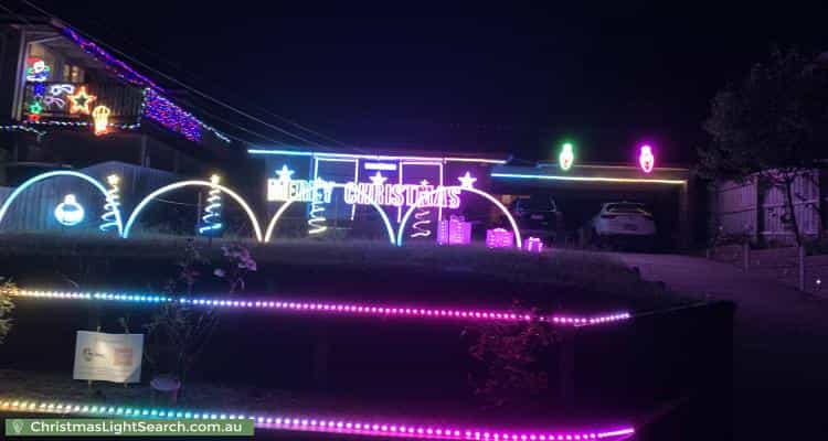 Christmas Light display at 24 Blucher Street, Ferntree Gully