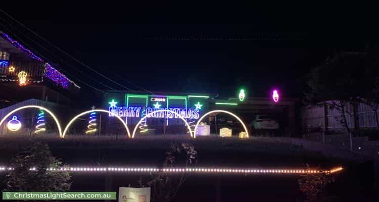 Christmas Light display at 24 Blucher Street, Ferntree Gully