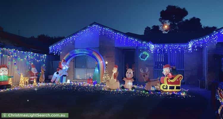 Christmas Light display at 9 Clover Lane, Mornington