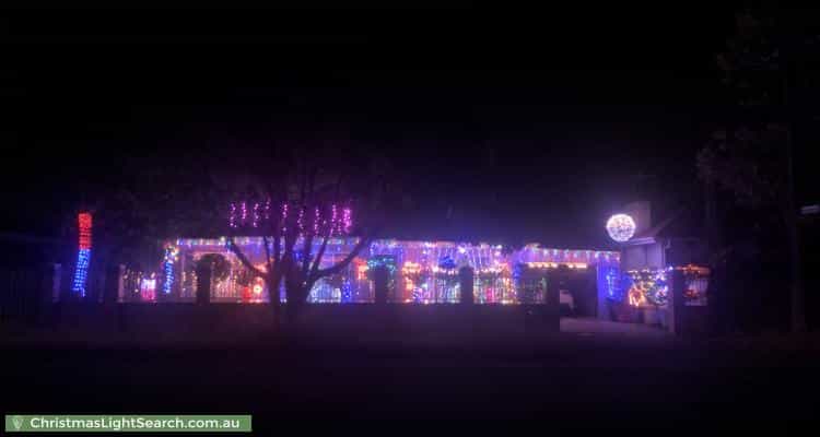 Christmas Light display at 32 Ninth Avenue, Woodville North