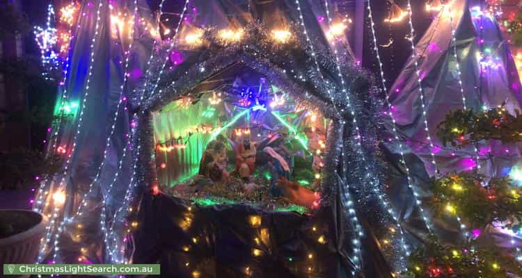Christmas Light display at 32 Ninth Avenue, Woodville North