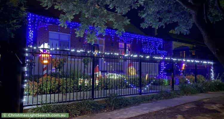 Christmas Light display at 39 Airlie Avenue, Prospect
