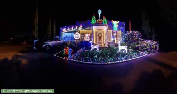 Christmas Light display at 18 Leighton Green, Derrimut