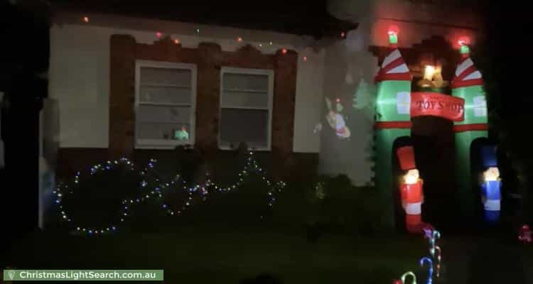 Christmas Light display at 255A Koornang Road, Carnegie