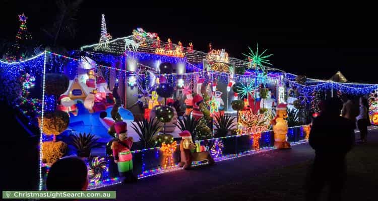 Christmas Light display at 71 Langbourne Drive, Narre Warren South