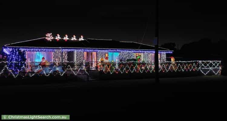 Christmas Light display at 36 Batman Avenue, Shepparton