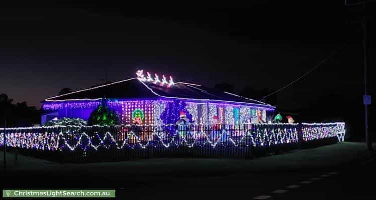 Christmas Light display at 36 Batman Avenue, Shepparton
