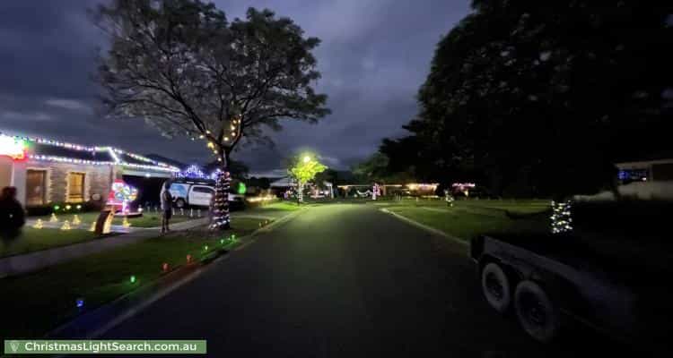 Christmas Light display at  Northwood Drive, Whittlesea