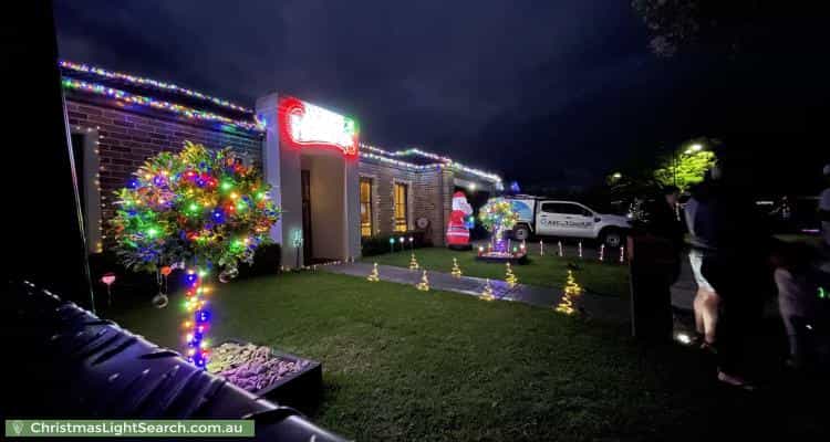 Christmas Light display at  Northwood Drive, Whittlesea